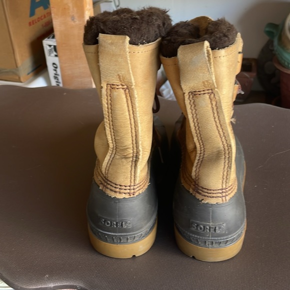 Sorel Badger Mens Brown and Black Snow Boots — Like New main image 5